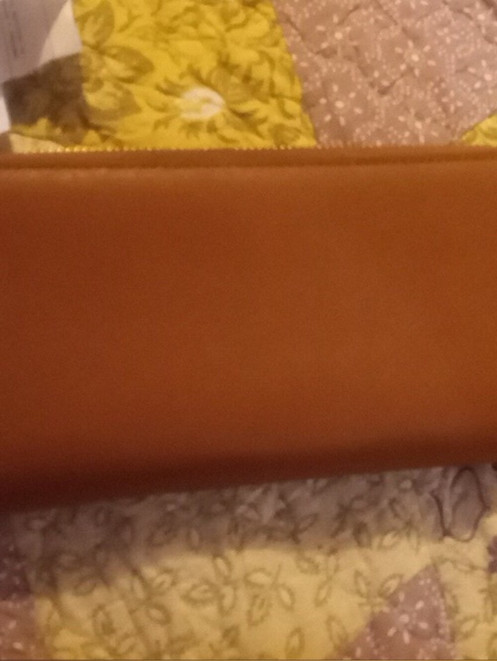 Tory Burch Zip-Around Continental Wallet in Cognac - Picture 5 of 6
